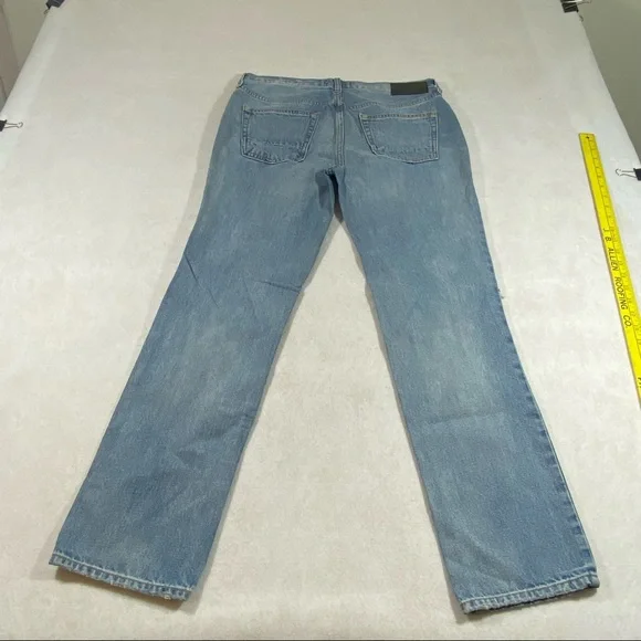 Pacsun Jeans Slim Straight Fit 30x30 Ripped Jeans light wash distressed pants - Picture 10 of 10